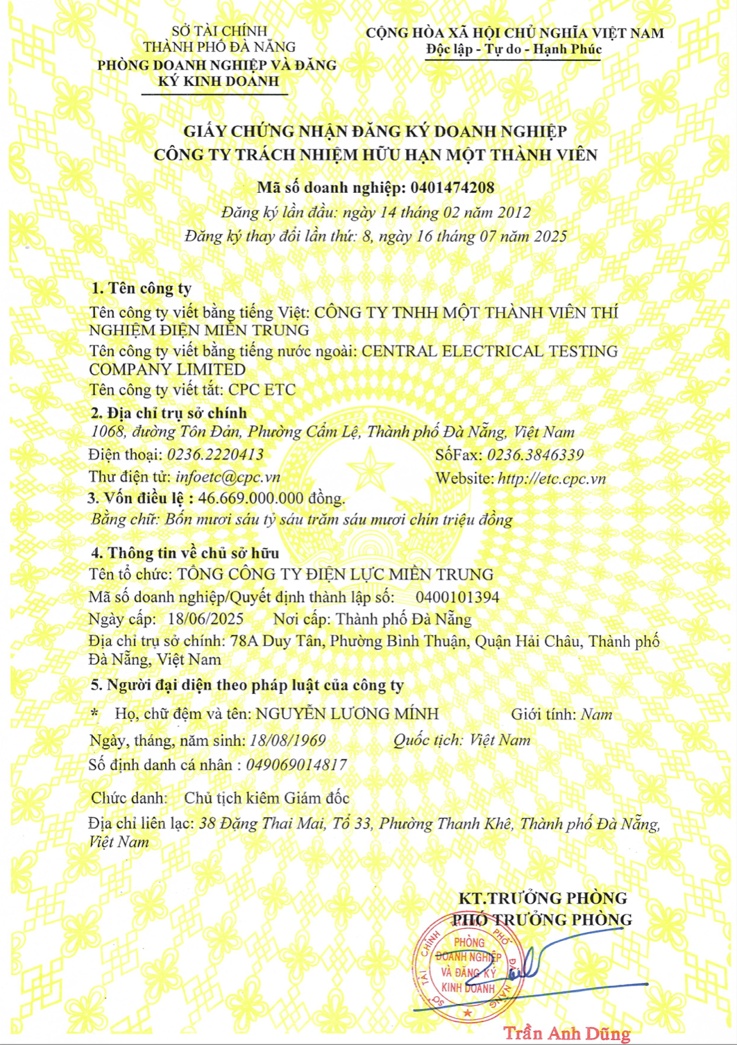 Giấy phép kinh doanh