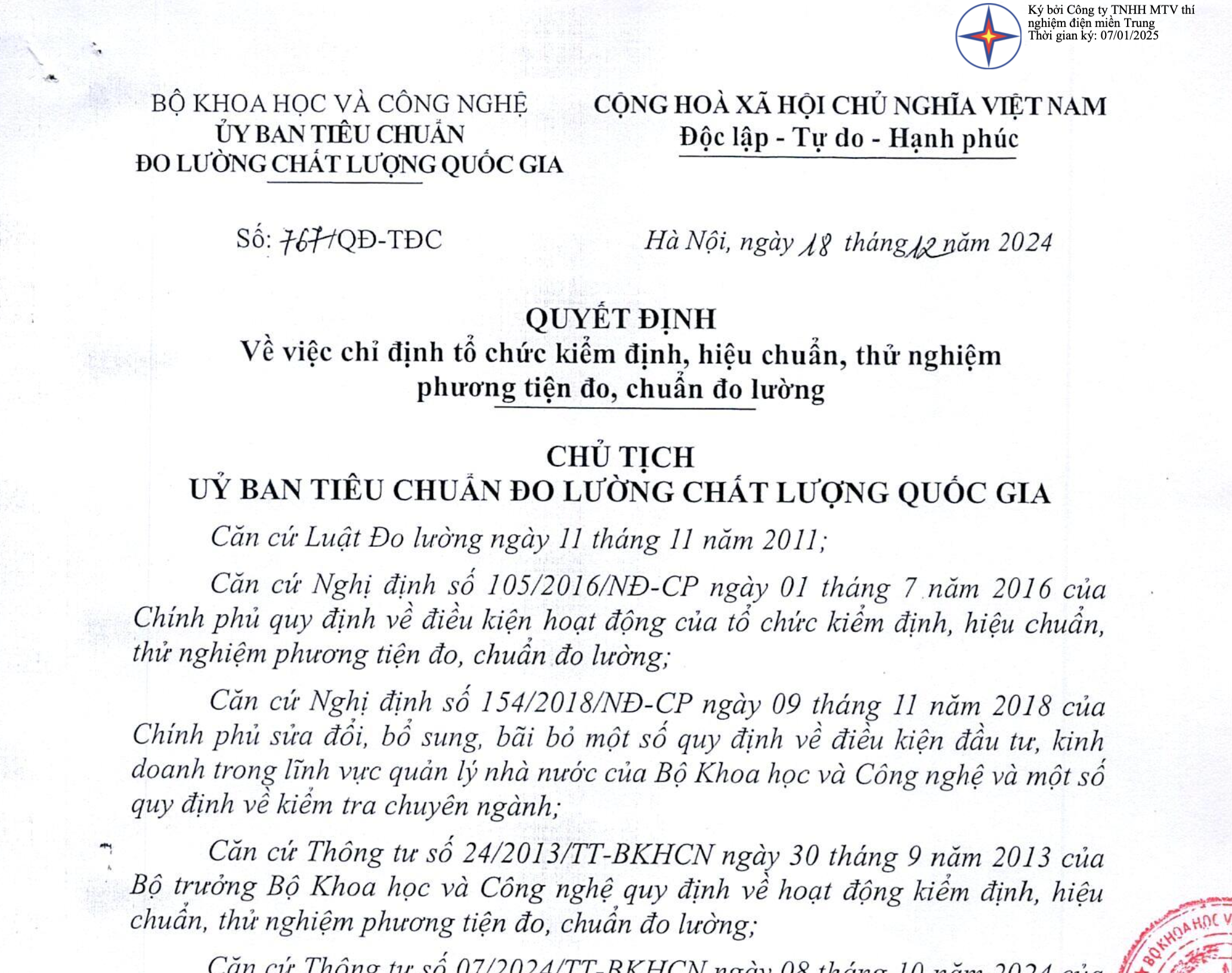 Quyết định đo lường